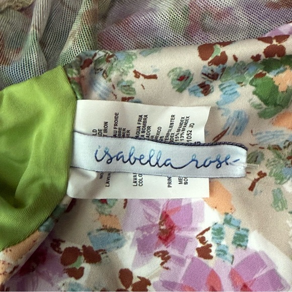 Isabella Rose Liberty Lane Fashion Swim Top with Front Tie NWT Size L - Picture 4 of 8